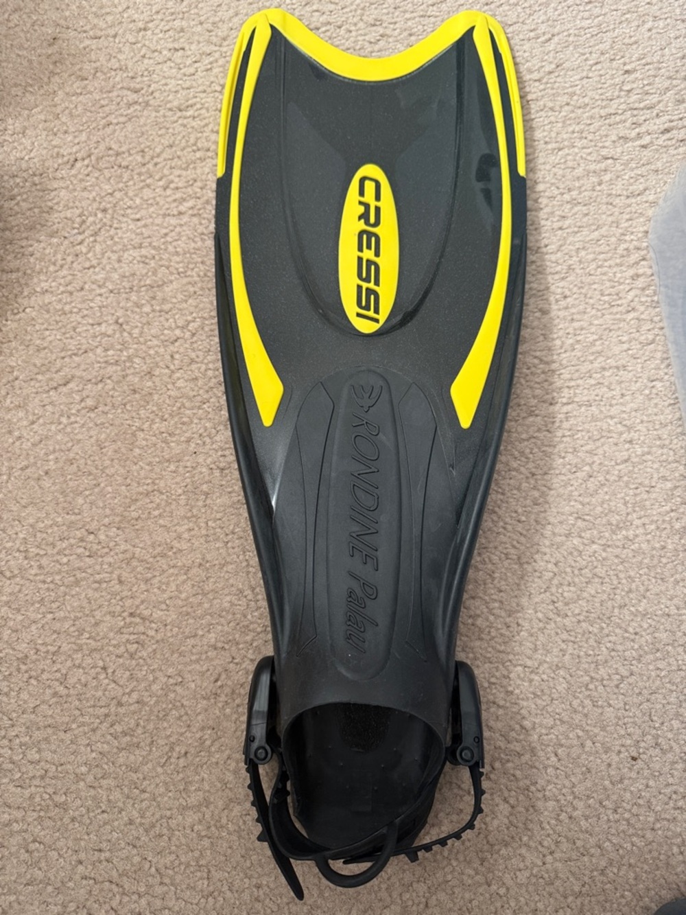 Cressi Women’s Black & Yellow Swim Fin